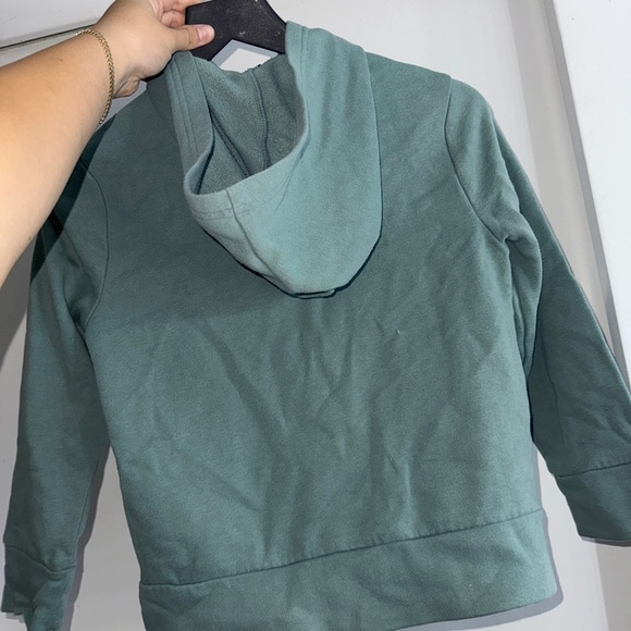 2/$15 Old Navy Kids Teal Zip-Up Hoodie - Picture 3 of 3